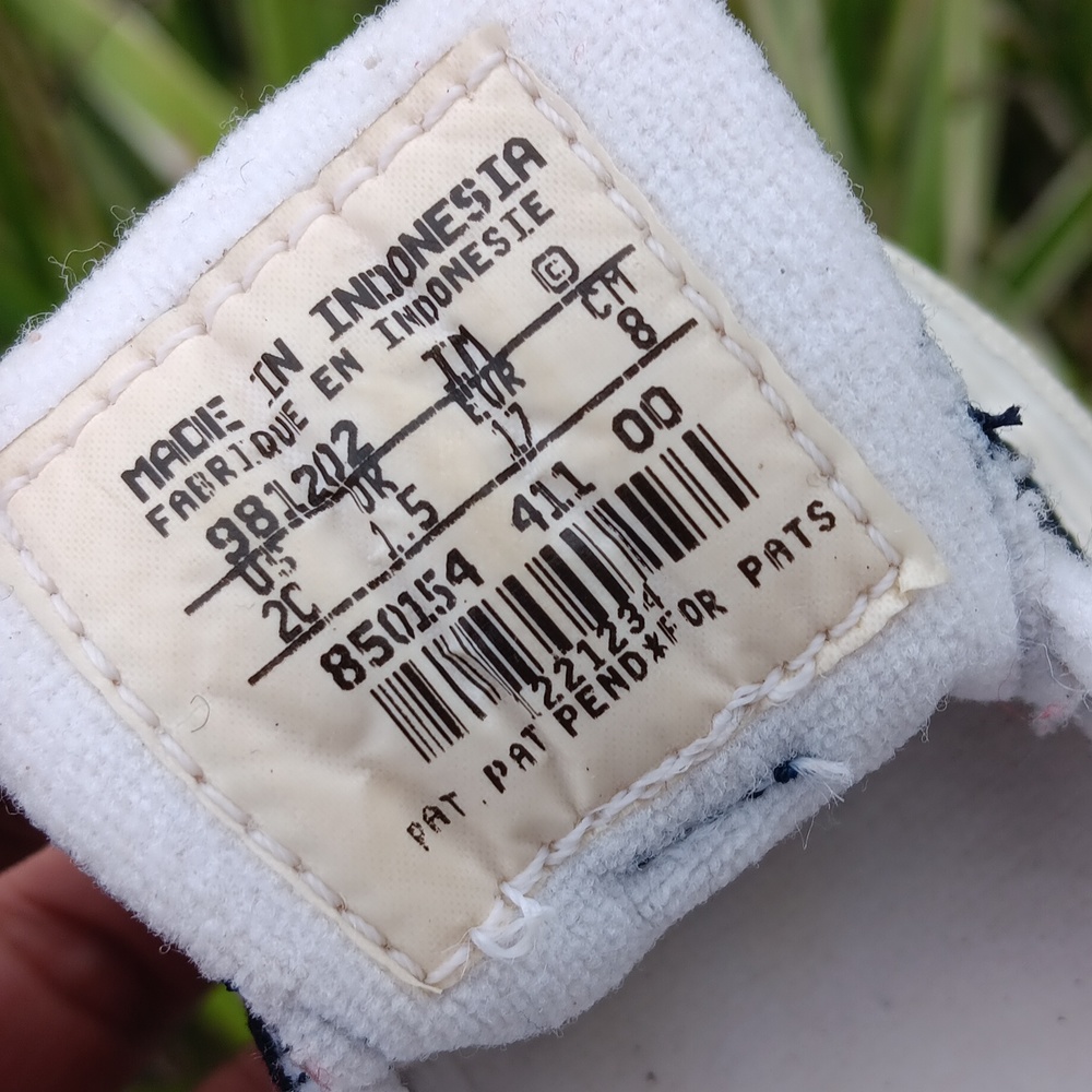 Rare Vintage 90s Nike Baby Hermosa Canvas Size 2C #850154-411 Shoes - Picture 17 of 17